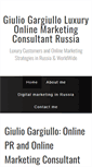 Mobile Screenshot of giuliogargiullo.com